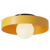 Michelle Minimalist Colorful Disc Glass Ceiling Light