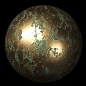 MetalOxidizedGoldPlating001 4K