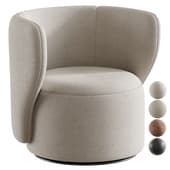 Modern Swivel Barrel Chair