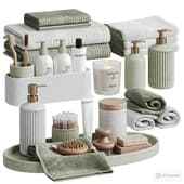 Bathroom set 37/ Декоративный набор для санузла