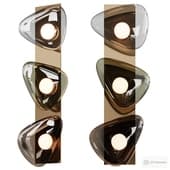 Modern Organic Glass Wall Lamp