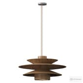 Cascade Wooden Disc Pendant Lamp