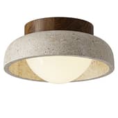 Piedra Travertine Ceiling Lamp