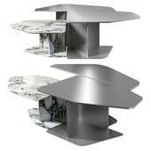 Shear coffee table by Visionnaire
