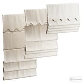 Evelyn Scalloped Valance Roman Shade 2