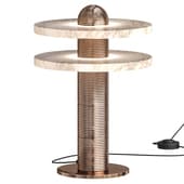 mooiehome Alabaster Comet Table Lamp