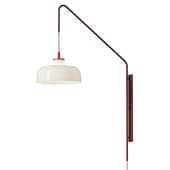 Hubsch Current Wall Lamp Red Maroon