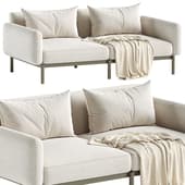 Sorells 2-seater modular outdoor sofa