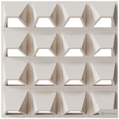 Modular Wall 14 Pali Dimensional White by Tesselle