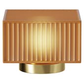 Alma Table Lamp in Brown Chrome
