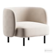 Modern Boucle Accent Chair