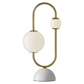 Modern Framed Sphere Table Lamp