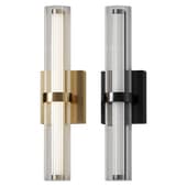 Soren Fluted Glass LED Tube Wall Sconce