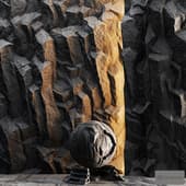 H123 Rock Cliff | PBR | 4K | Seamless | +SBSAR