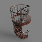 современная винтовая лестница
