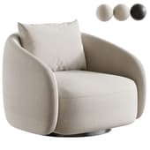 Swivel armchair
