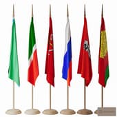 Флаги напольные