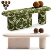 Banc Rembourre Artisanal Rull