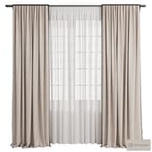 Curtain 141/ шторы с кантом