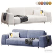 Laronso Lazy Latte Straight Sofa By Divan