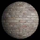 BricksChippedGreyMulti001 4K