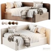Childrens soft sofa bed Leo