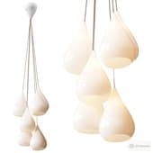 White Drop Pendants