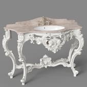 Консоль Изабелла для ванной комнаты (4 ножки) Romano Home