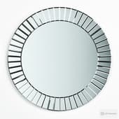 Wonderland fortune modern frameless beveled wall mirror