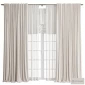 Curtains 115/ шторы светлые