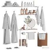 Bathroom set 09/ Декоративный набор для санузла