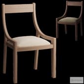 1950s Danish Slope Fabric Dining Side Chair by rh.com