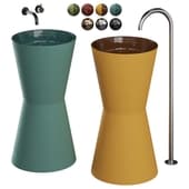 Freestanding Clay Basins FB II | Studio LOHO