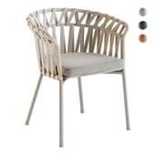 EMMA CROSS outdoor chair by Varaschin