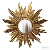 European sunburst mirror