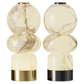 Zinnia Stacked Orb Table Lamp