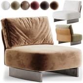 Saki outdoor armchair Minotti