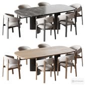 Alpha chair and Liaison table by Bonaldo