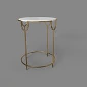COFFEE TABLE WITH MARBLE TOP