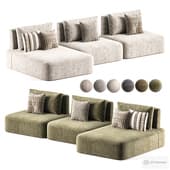 Canape 3 pieces modulable Crozatier