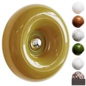 Donut Shape Ambient Lamp || Contemporary Glass Table or Wall Light