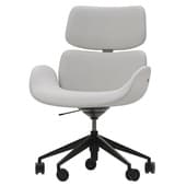 Roche Bobois CENTO OFFICE ARMCHAIR white