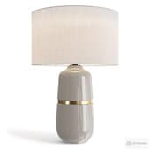 Banded Ceramic Table Lamp