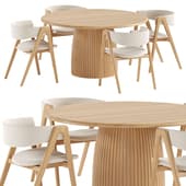 Gala Chair and Round Dining Table