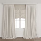 Curtains 95/ шторы с вуалью
