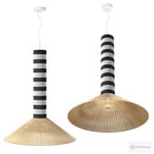 Tribe LED handmade rope pendant lamp by AMPM