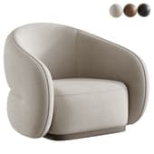 Devon Swivel Chair Golden Slate