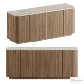 Mulholland Stone 4-door Sideboard
