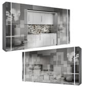 Duncan kitchen by Visionnaire (3 versions: open and 2 closed)