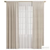 Curtains 159/ шторы светлые елочка
